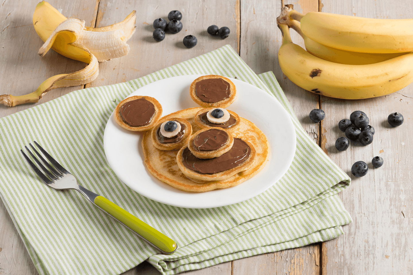 Panda Bear Pancakes